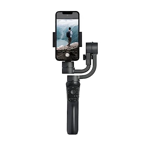 Handheld Gimbal Stabiliser with 3-Axis Feature and
Tripod, Facial Tracking