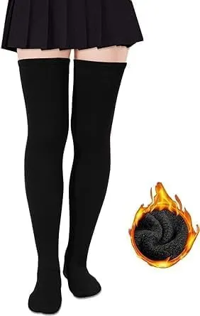 Premium Extra Long Wool-Blend Thigh High Thermal Socks