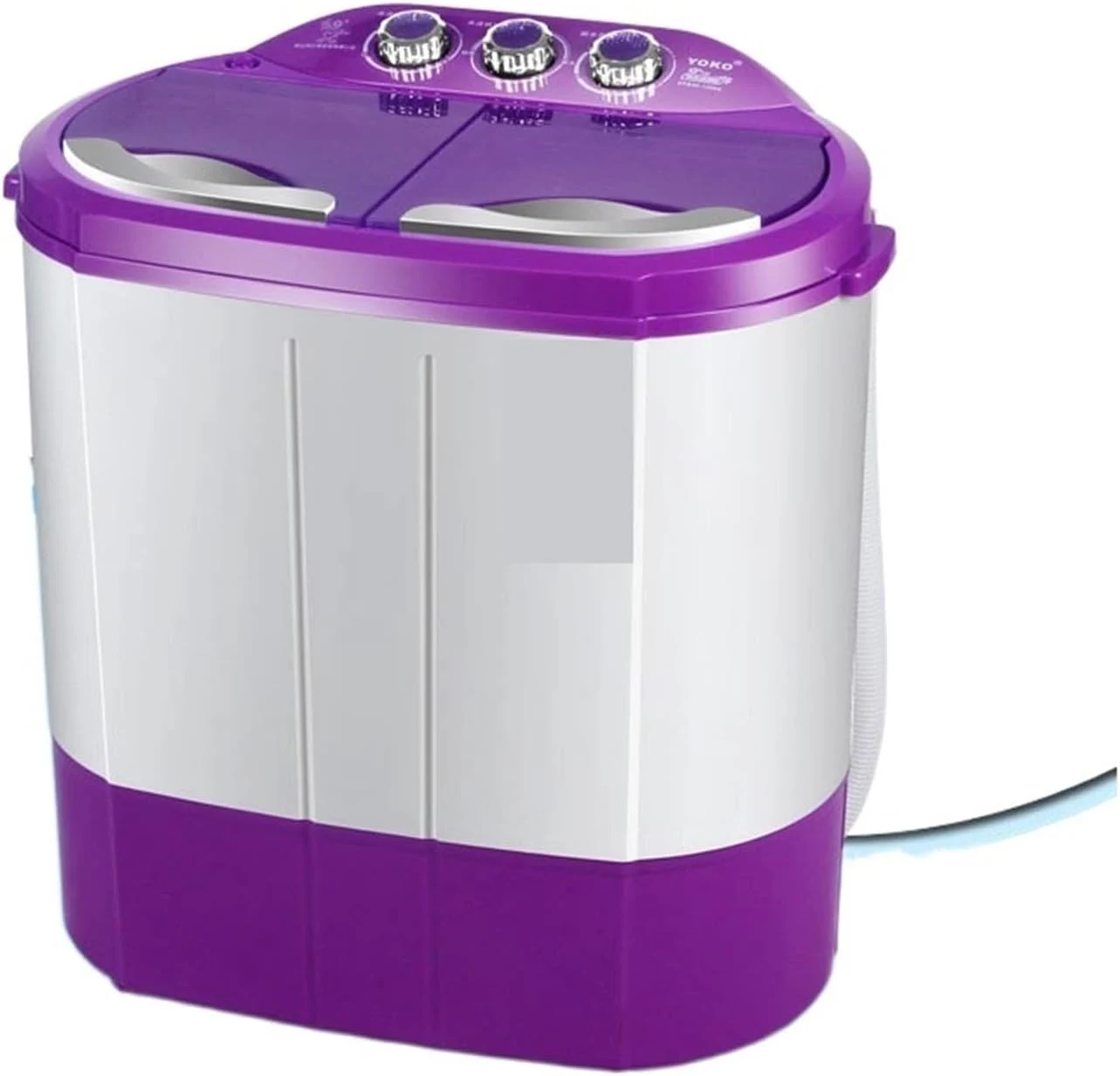 Semi-automatic Double Drum Washing Machine Semi-automatic Mini Small Washing Machine Washing And Stripping Dual-use Small Washing Machine