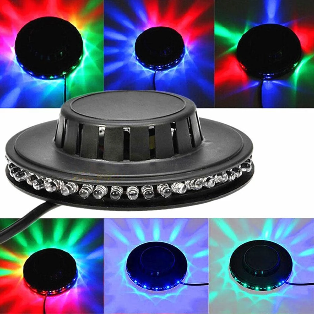 RGB Rotating LED Disco Light