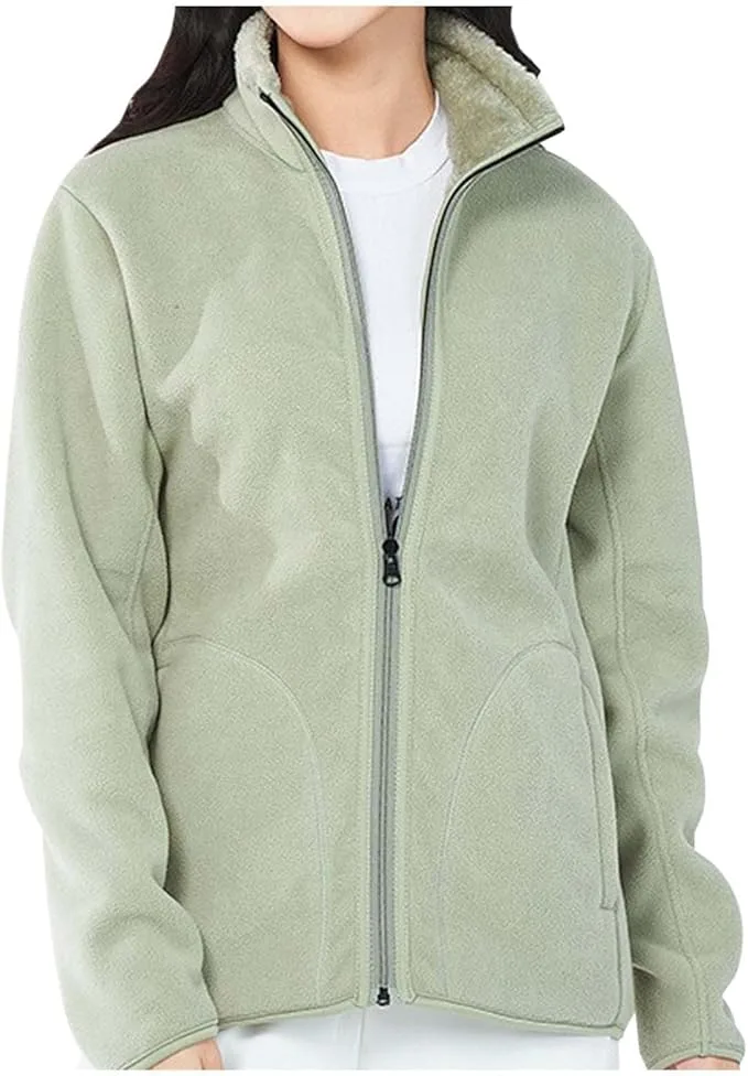 Soft Fleece Full-Zip Winter Jacket for Everyday Comfort