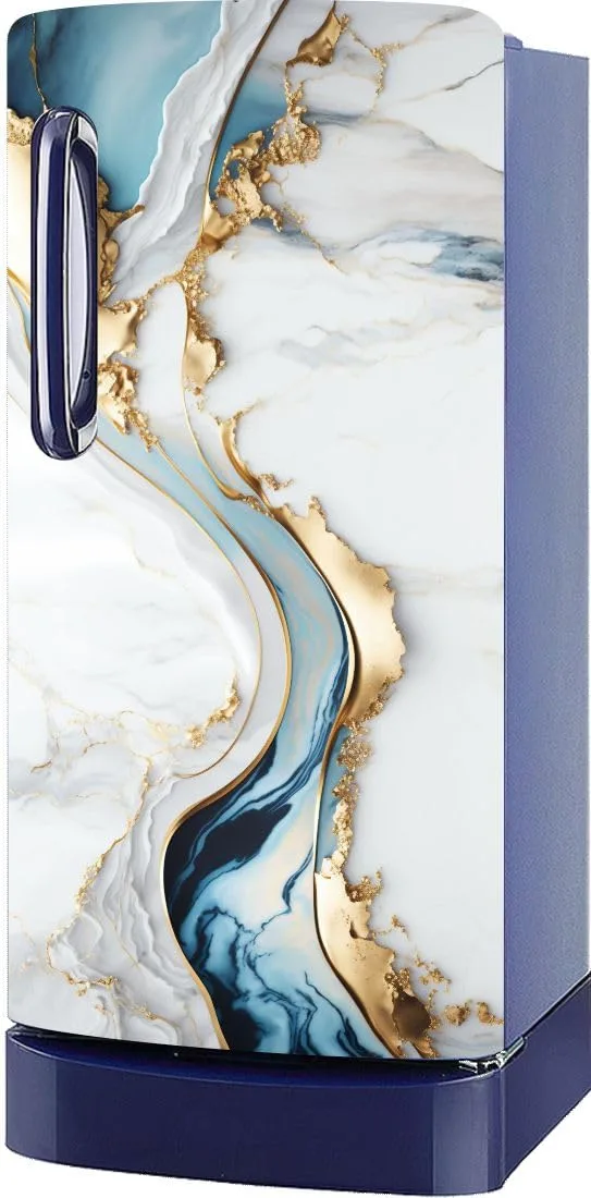 Fridge Door Stickers Fridge Wallpaper Single Door Fridge Wallpaper Sticker Fridge Sticker Self-Adhesive Vinyl Size Multicolor 3D Vinyl Sticker Refrigerator Wallpaper(24x49Inch)EAMSDF30