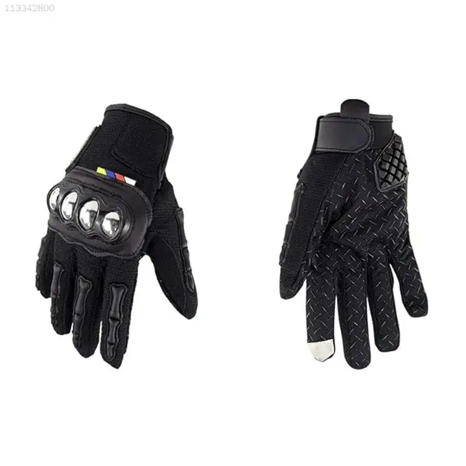 Protective Full-Finger Riding Gloves with Knuckle Guard & Touchscreen Fingertips
