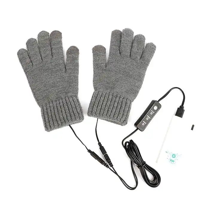 USB Rechargeable Heated Winter Gloves for Cold Weather Comfort