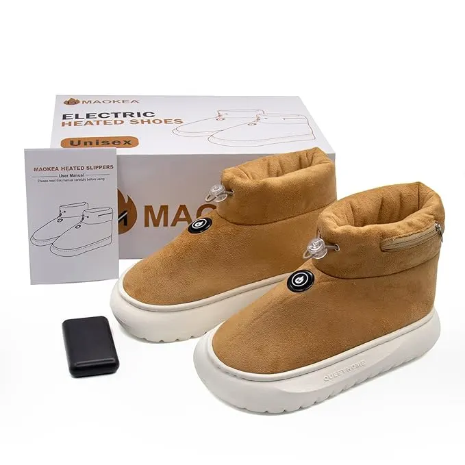 Rechargeable Heated Winter Boots with Soft Fleece Lining