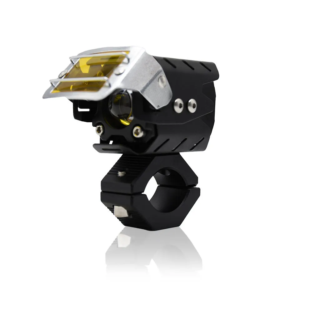 High-Performance Motorcycle Auxiliary LED Headlights with Multi-Beam Modes and Rugged Mounting System